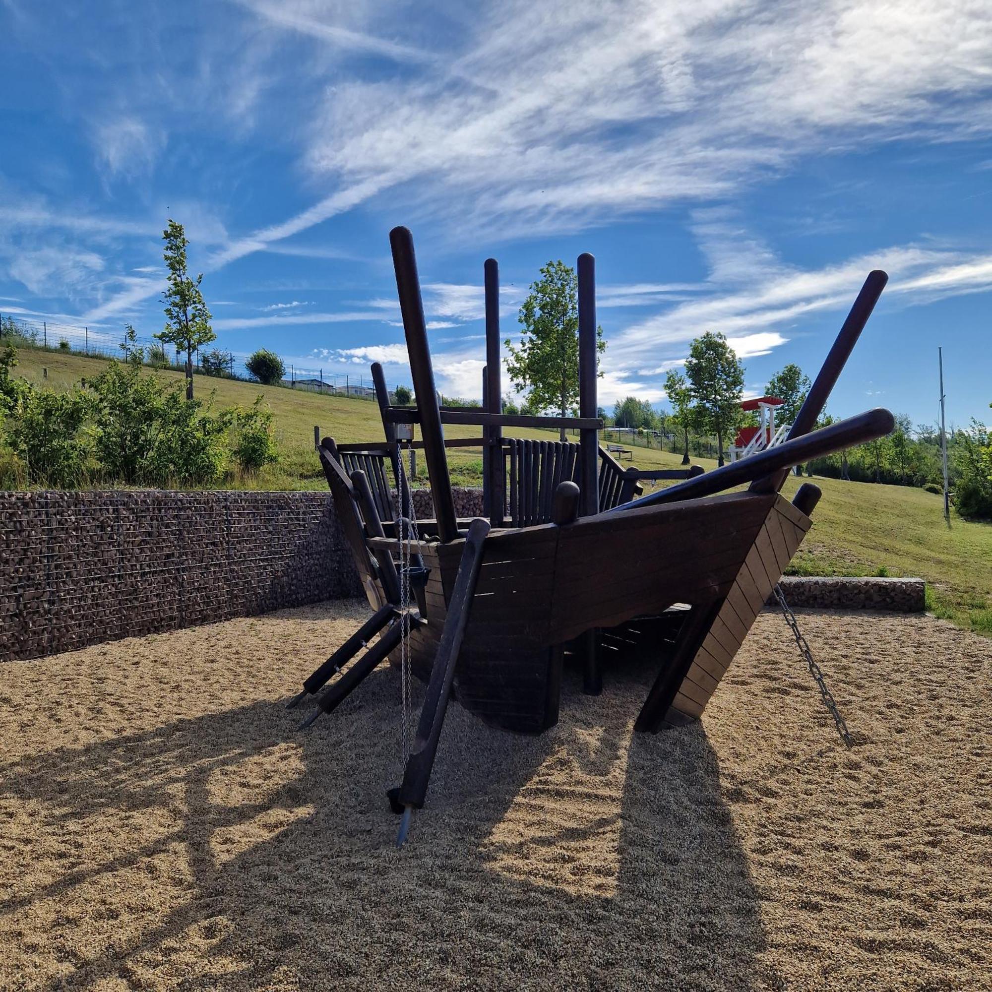 Villa Ferienhaus Seezeit Direkt Am Geiseltalsee Mit Sauna à Mucheln Extérieur photo