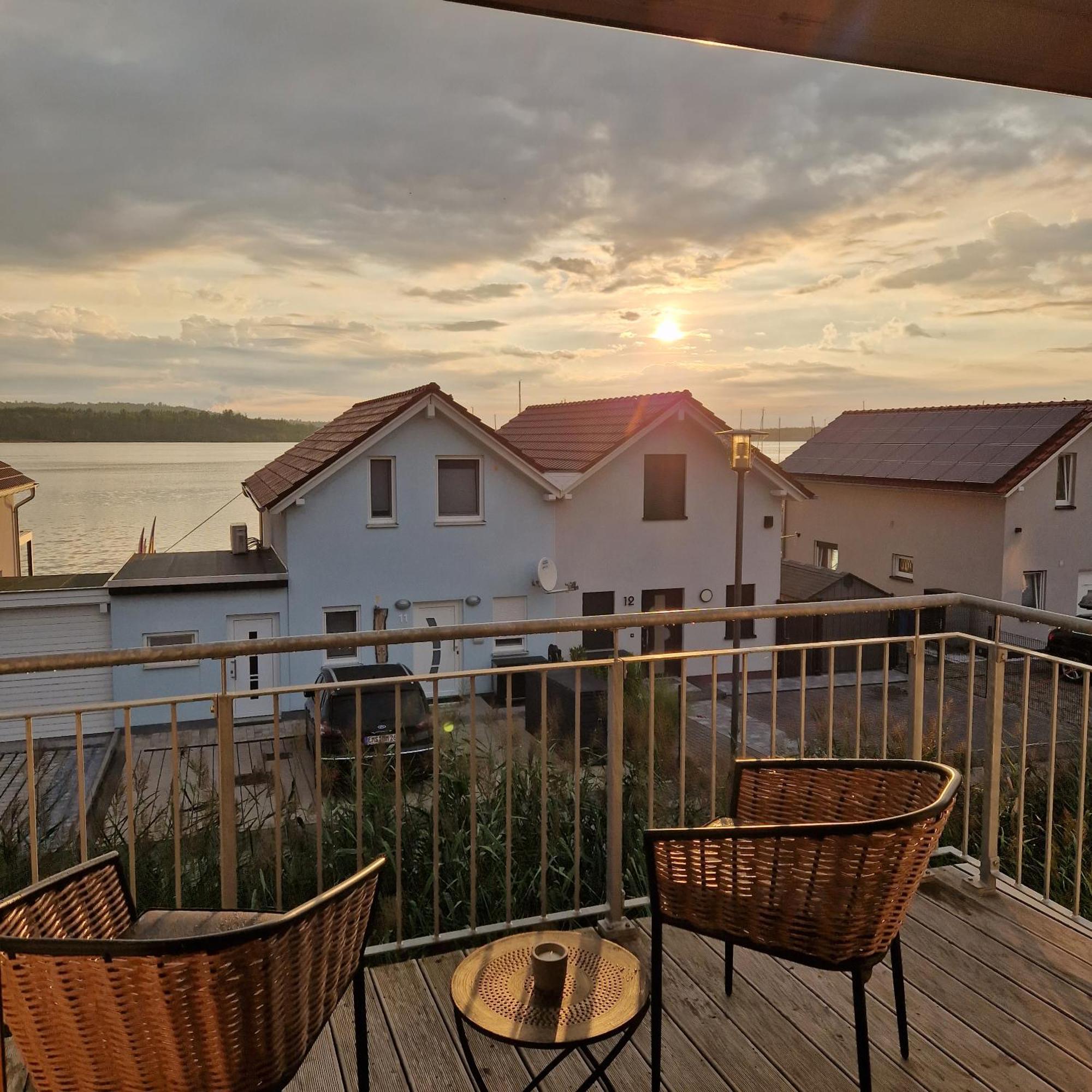 Villa Ferienhaus Seezeit Direkt Am Geiseltalsee Mit Sauna à Mucheln Extérieur photo